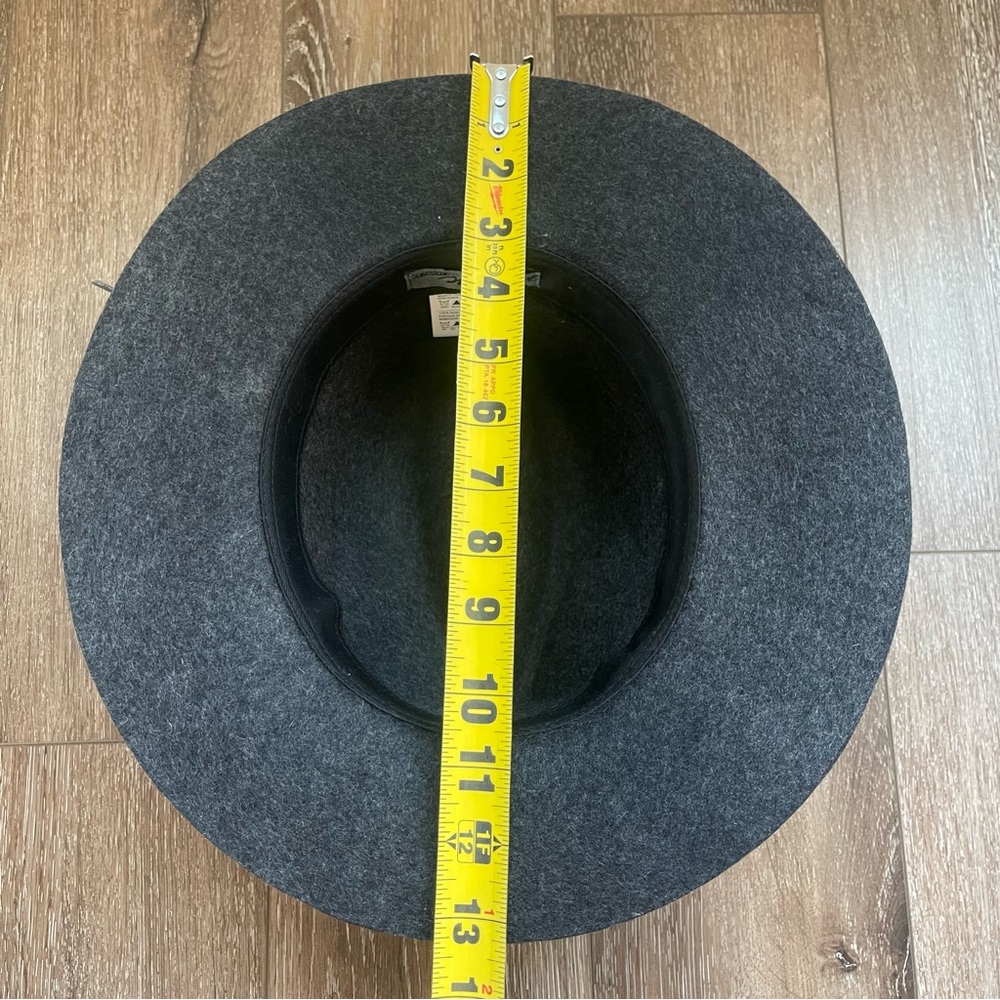 Black Fedora Hat Wool - image 4